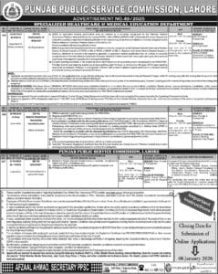 PPSC Jobs 2026 – Advertisement No. 49/2025 | Apply Online